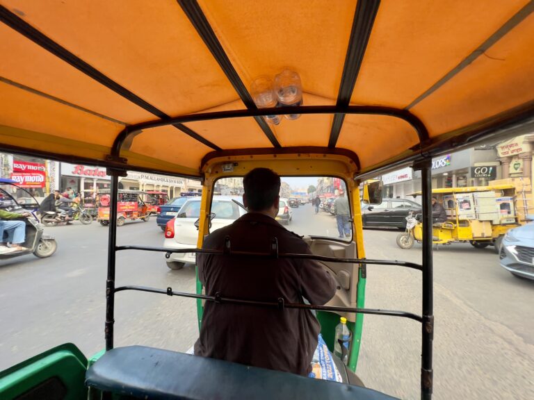 Rickshaw ride India