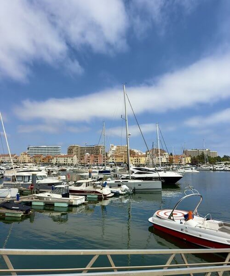 Marina Vilamoura with luxury yachts