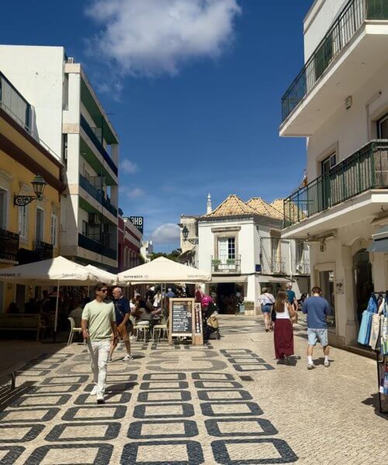 Old town alleys in the Algarve