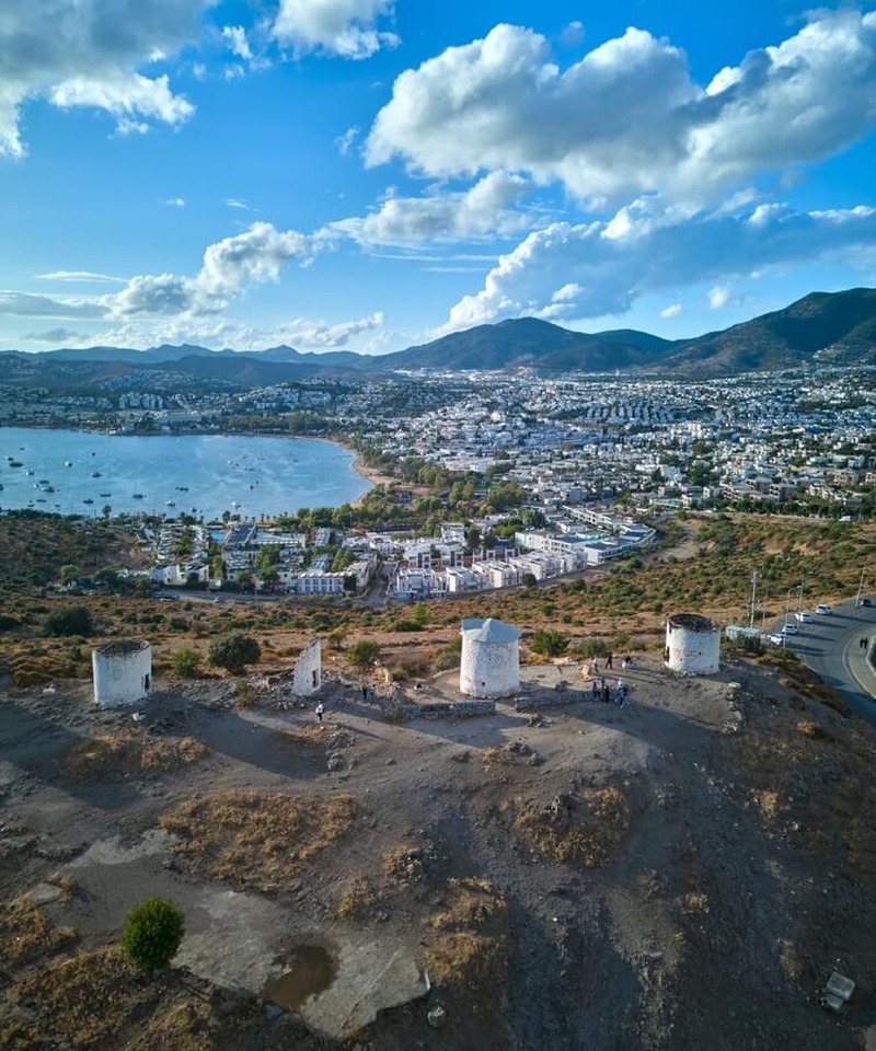 Bodrum Altstadt weiße Häuser
