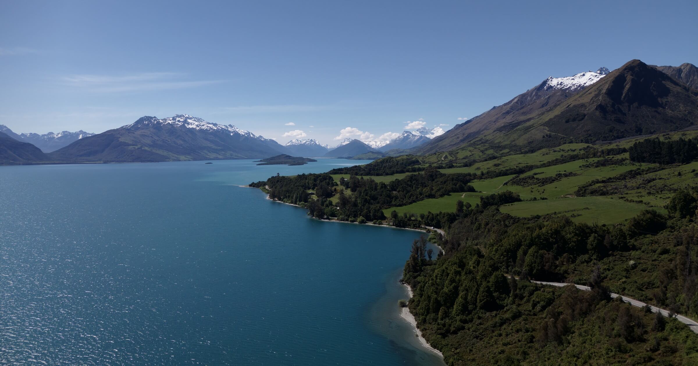 New Zealand from the air, campaign for Tourism New Zealand