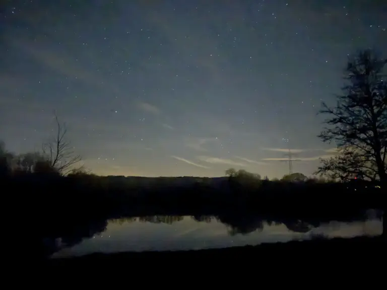 Sternenhimmel über der Weser