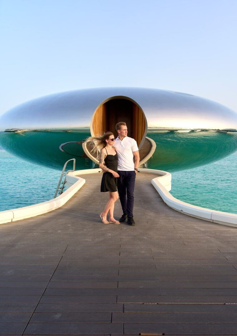 Max and Janet on location